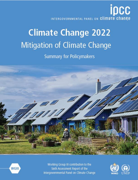 Climate Change 2022 Report by IPCC