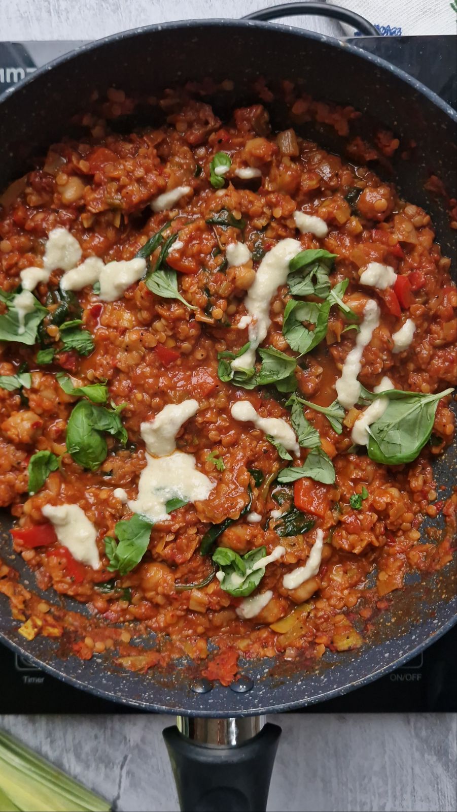 harissa chickpea lentils