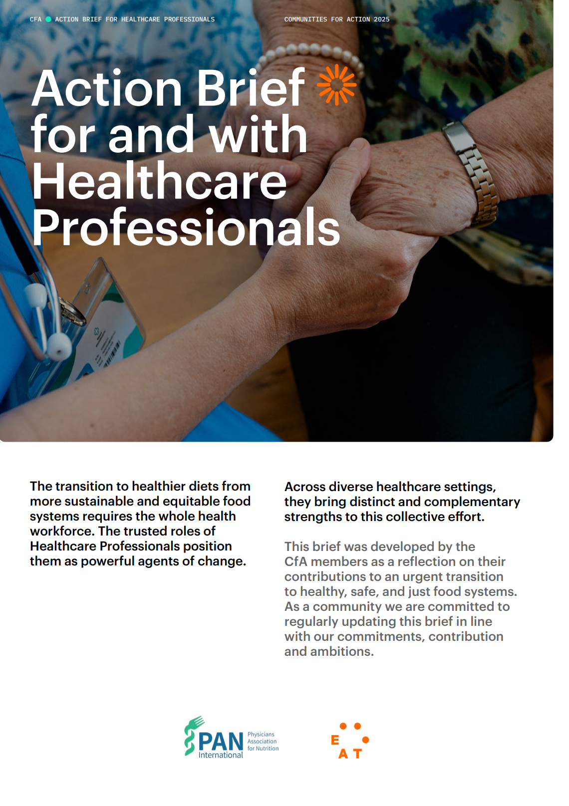 Action Brief for and with Healthcare Professionals 