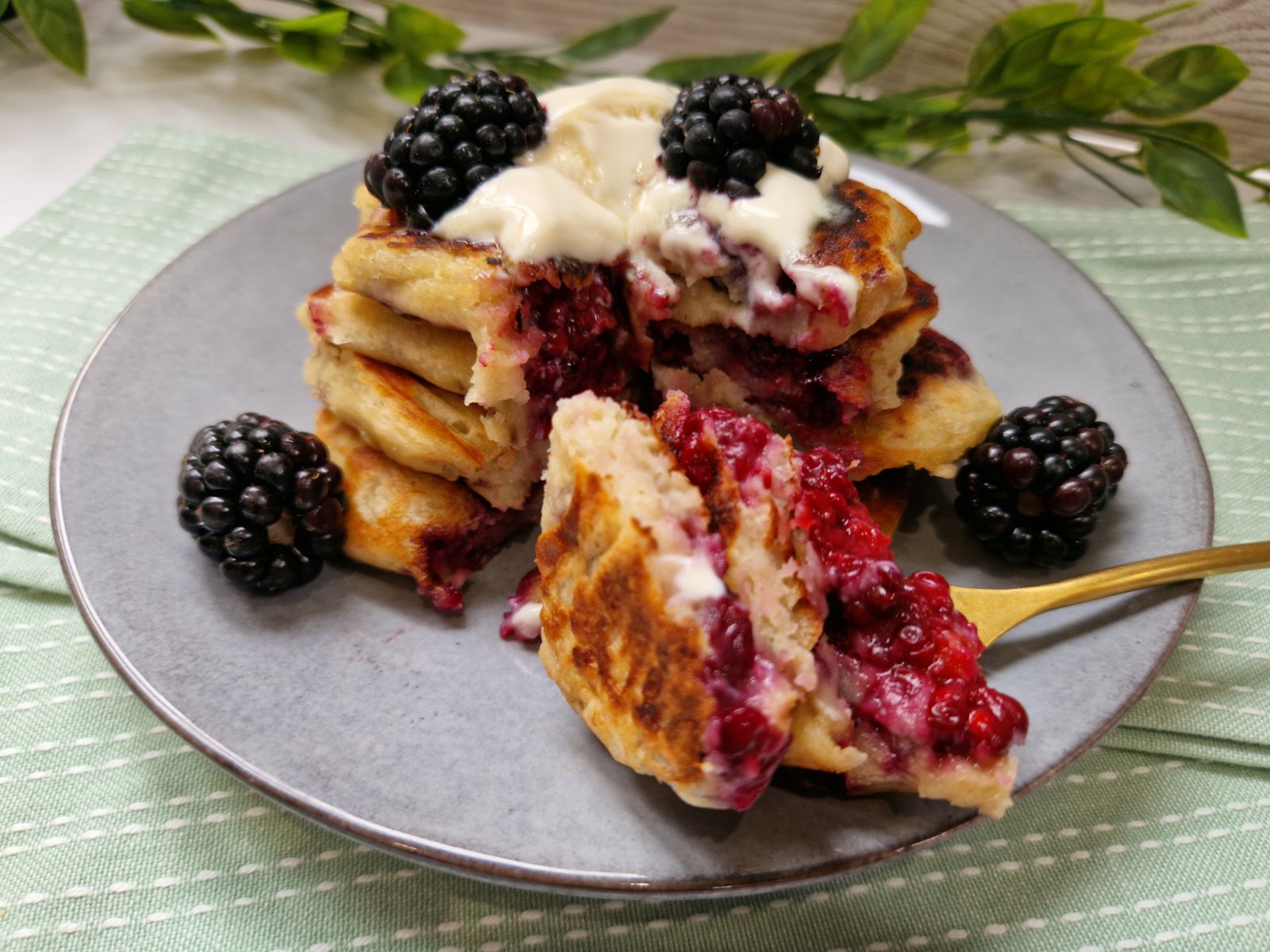 blackberry pancakes